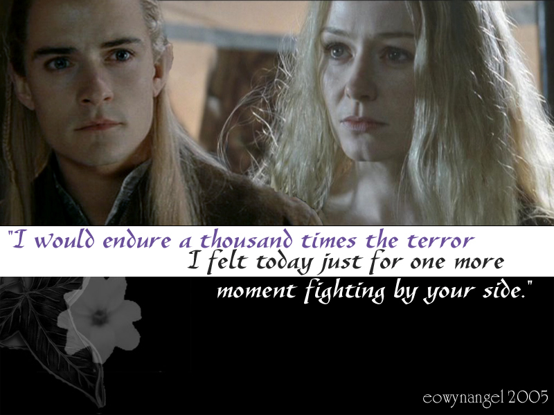 Eowyn's oath