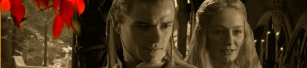 Legolas + Eowyn prepare for the rite