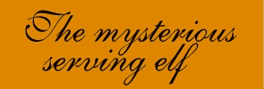 The mysterious serving elf