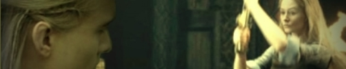 Legolas watches the Shieldmaiden