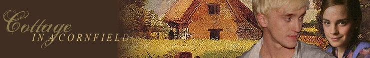 cottage in a cornfield