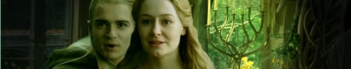 Legolas shows Eowyn his chambers