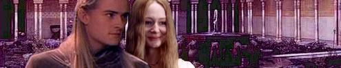 Legolas + Eowyn in the garden