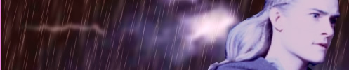 Legolas in the thunder storm