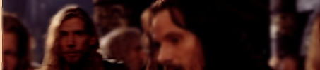Banduil watches Eowyn present the chalice to Aragorn...