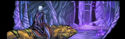 Dinin and his lizard